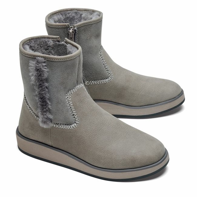 Olukai Women's Pa Ina Hulu Boot - Fog US861-435